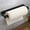 Style1: Black, variant on Wekvgz Paper Holder Paper Towel Holder Under Cabinet Wall Mount Stainless Steel Tissue Paper Roll Holder Heavy Duty Paper Roll Hanger Adhesive or Drilling Paper Towel Rack Durable Toilet Roll Holder