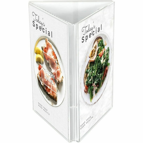 Deflecto 3-Sided Sign/Menu Holder (def-4444)
