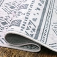 thumbnail image 2 of Rugs for Entryway, 2x3 Black Washable Small Area Rug, Non-Slip Ultra Soft Vintage Geometric Low-Pile Indoor Door Mat Floor Carpet for Indoor, Entrance, Kitchen, 2 of 5