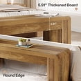 thumbnail image 7 of Tribesigns 47" Farmhouse Entryway Bench, Engineered Wood Shoe Bench with Heavy-Duty Legs, Perfect for Bedroom, Hallway, or Living Room, 7 of 7