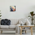 thumbnail image 3 of Stupell Industries Abstract Albert Einstein Portrait Abstract Painting White Framed Art Print Wall Art, 12 x 12, 3 of 9