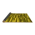 thumbnail image 2 of Ahgly Company Indoor Round Abstract Yellow Contemporary Area Rugs, 8' Round, 2 of 4