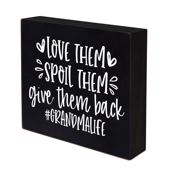 Inspiring Modern Framed Shadow Box 10x10 Love Spoil Them