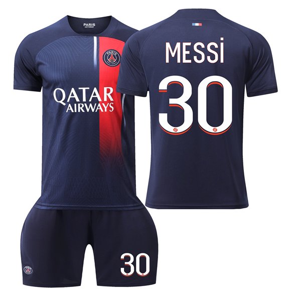 Paris Saint-Germain football uniforms 23 children's uniforms No. 30 Neymar Mbappe jersey