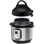 Instant Pot Air Fryer + Epc Combo 8Qt Electronic Pressure Cooker, 8-Qt, Black/Stainless Steel