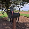 thumbnail image 3 of Garden Animal Shape Mailbox Weatherproof Dog And Pig Postal Box For Farm Yard Patio Mailbox Outdoor A, 3 of 5