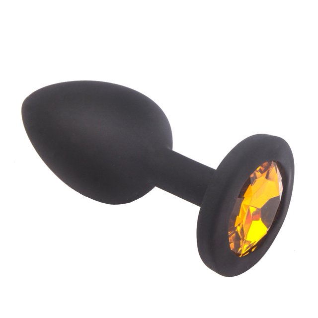 HAN * 3D Imitación Diamante Silicona Butt Plug Anal Masturbación Pareja Coquetear Juguete Sexual