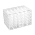 thumbnail image 4 of Caja de almacenamiento de joyas de acrílico, caja de almacenamiento para pendientes, anillos y collares, extraíble transparente, 4 of 7