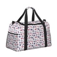 thumbnail image 2 of Picia Sailing Marine Travel Print Travel Duffle Bag,Weekender Bags for Women with Shoe Compartment, Gym Duffel Bag with Wet Pocket, Hospital Bags for Labor and Delivery, 2 of 7