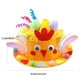 thumbnail image 3 of Kit de manualidades para hacer un gorro de conejo de Pascua para niños | Gorros de tela reutilizables de animales en rosa, amarillo, naranja y azul | Artículos para fiestas de Pascua y decoración, 3 of 8