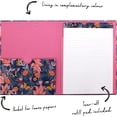 thumbnail image 4 of Pukka Pad, Bloom A4 Padfolio , Document Storage Clipboard with Inner File Folder and Notepad , 32 x 13.5cm , Blue, 4 of 5