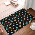 thumbnail image 4 of Sikiie Solar System Planets Space Print Flannel Anti-slip Floor Mat 16x24in, Thickened Dustproof Entrance Door Mat Floor Mat for Kitchen, Bathroom, Laundry Room, 4 of 7