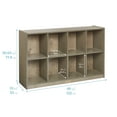 thumbnail image 2 of ECR4Kids 8-Compartment Mobile Backpack Storage Cabinet, Classroom Furniture, Grey Wash, 2 of 9