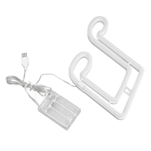 Luz De Neón Del LED, Fuente De Alimentación Dual Artística IP45 Impermeable 200lm Luz De Neón De La Nota Musical Para El Banquete De Boda