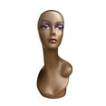 thumbnail image 4 of Female Mannequin Head with Shoulder Height 48cm Practical Hat Display Stand Accessories for Display Making, Styling, Glasses,Necklace Style B, 4 of 8