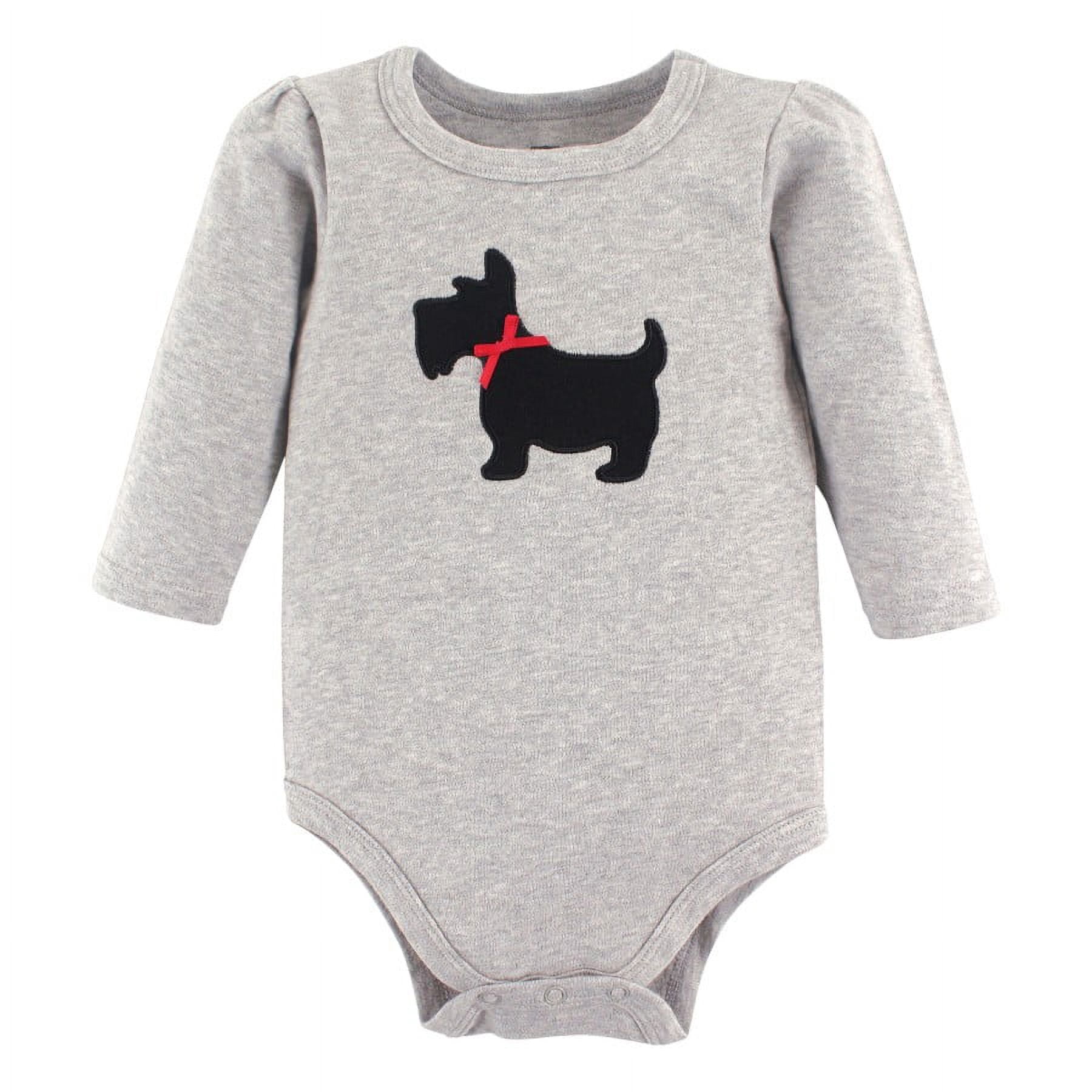 Hudson Baby Cotton Long-Sleeve Bodysuits, 3-Pack, Newborn- 24 Months