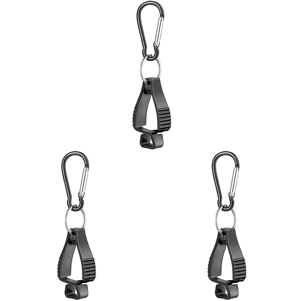3uds. Clips para guantes de trabajo, abrazadera portátil antipérdida para trabajo de guardia de construcción, 1 Uds.