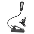 thumbnail image 1 of Luz LED para libros con USB giratoria de 360°, ajustable, de blanco cálido a frío, para leer en la cama, el escritorio y el dormitorio, 1 of 8