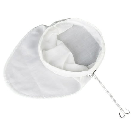 

Manwang Multi-functional Filter Bag Reusable Milk Tea Filter Bag with Fine Mesh Long Handle Perfect for Nut Milk Soy Milk Coffee Juice More Food-grade