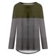 thumbnail image 4 of Puntoco Mujeres Moda Casual Socket Impreso Manga Larga Cuello Redondo tops Puntoco Puntoco-1866, 4 of 5