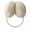 Beige, variant on Sunjoy Tech Women Earmuffs Solid Color Plush Warm Faux Pearls Winter Outdoor Ear Warmer Soft Furry Cute Ear Covers for Girls