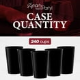 thumbnail image 4 of Smarty Had A Party 12 oz Black Tumblers – 240 Disposable Cups for Cocktails, Iced Coffee & Party Drinks, 4 of 6