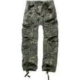 thumbnail image 5 of BRANDIT INDIVIDUAL WEAR Adult Male Pure Vintage Cargo Pants, Woodland, Size: XL (1003-15010-XL), 5 of 7
