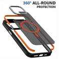 thumbnail image 2 of Case for Samsung Galaxy S24 magnetic phone case, shockproof heavy-duty protective adjustable stand matte semi-transparent phone case, 2 of 6