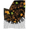 thumbnail image 6 of Fall Music Notes Printed Microfabric Throw Blanket for Couch - Thanksgiving Day Piano Keyboard Maple Leaf and Pumpkin Super Soft Cozy Blankets for Women Men Travel Blanket for Girls, 6 of 6