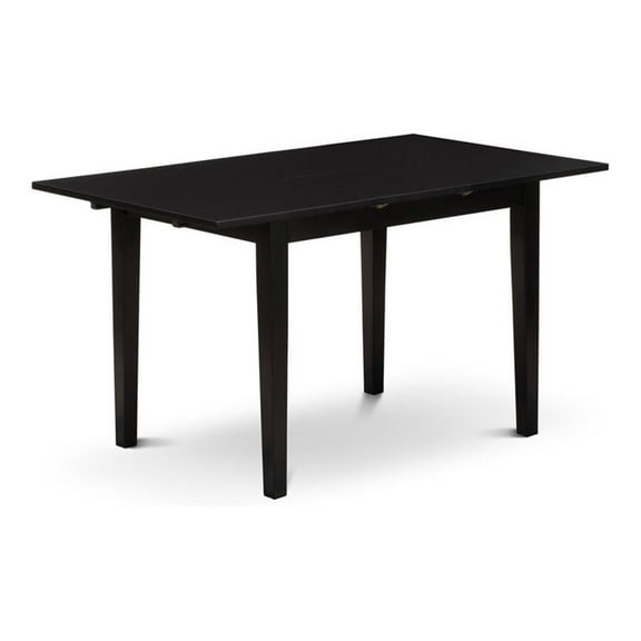Pemberly Row Rectangular Wood Dining Table in Black