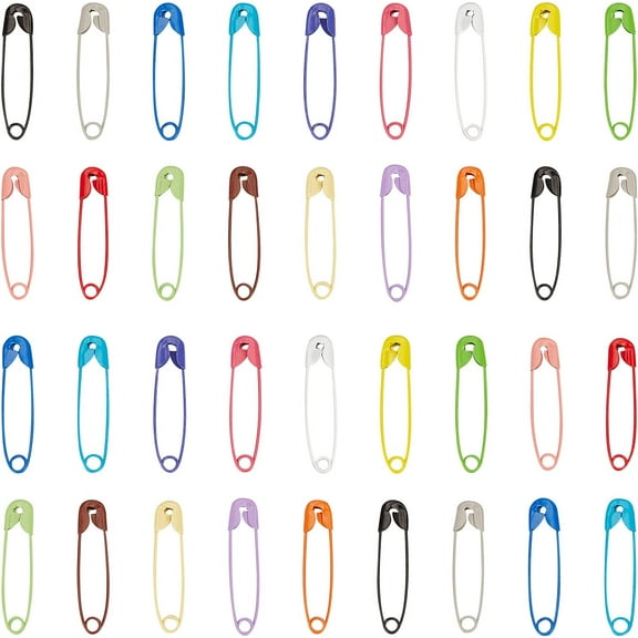 100PCS Premium Safety Pins Colored Safety Pins Bulk Sewing Pins