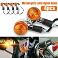 thumbnail image 1 of BeesClover 4 Pcs Motorcycle Led Turn Signal Light 12v 10w Sealed Waterproof Shockproof Brake Blinker Lamp, 1 of 7