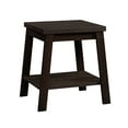 Mainstays Logan Side Table, Espresso Finish