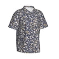 thumbnail image 2 of Haiem Daisies Flowers Printed Hawaiian Shirt for Men - Men’s Casual Beach Summer Shirts - Stretch Fabric with Modern Fit-X-Large, 2 of 9