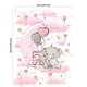 thumbnail image 2 of Panel de tela UNIQUE Pink Elephant 74 x 99 cm, 100% algodón satinado, 2 of 3