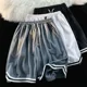 thumbnail image 3 of Pantalones cortos de moda para parejas para hombres y mujeres, nuevos lanzamientos de verano, con cordón, ajuste holgado, comodidad para el hogar, pantalones deportivos de secado rápido, 3 of 4