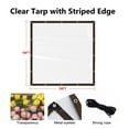thumbnail image 5 of 10 ft. x 10 ft. Clear Tarp Heavy Duty Waterproof with Eyelets for Camping, Patio Pergola Garden Canopy Rainproof, 5 of 5