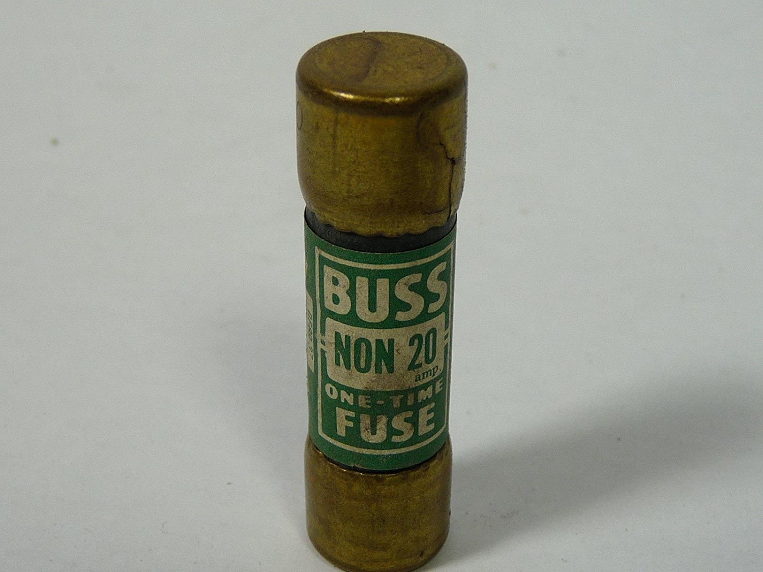 BUSSMANN NON20 20 Amp Cartridge Fuse NonCurrent Limiting