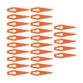 thumbnail image 1 of Lawn Mower Replacement Blades, Plastic Trimming Blade Compact Size Lightweight  For Garden Devices Orange, 1 of 8