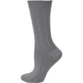 thumbnail image 2 of Sierra Socks Cable Pattern Crew Bamboo 3 Pair Pack Socks , 2 of 4