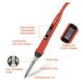 thumbnail image 4 of 80W Soldering Iron Kit ,Adjustable Temperature LCD, With Multimeter Soldering Tips Desoldering Pump Welding Tools , Mild Steel, 4 of 5