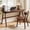 Walnut 47.24×21.65 inch, variant on 47.24x21.65 Inch 100%Solid Rubberwood Computer Desk with Drawer and Sturdy A-Frame Legs,Retro Walnut Writing Table for Home Office or Study,Space-Saving,Great Office Desk with Drawers,Easy Assembly