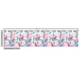 thumbnail image 3 of Ambesonne Paisley Fabric by the Yard Upholstery, Hand-Drawn Abstract Flora, 1 Yard, Soft Pink and Turquoise, 3 of 5