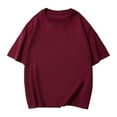 thumbnail image 5 of Men's Summer Oversized T-Shirt Comfortable Short Sleeve Casual Top for Everyday Wear, 5 of 5