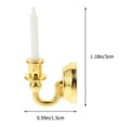 thumbnail image 5 of Arborister 2 Mini LED Candle Wall Sconces for 1:12 Dollhouse Decoration, 5 of 10