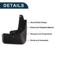 thumbnail image 3 of Unique Bargains Mud Flaps Splash Guards for Toyota RAV4 Fashion Edition 2018 Front & Rear Mud Guards W/Mount Accessories, 3 of 6