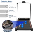 thumbnail image 5 of Caminadora Electrica 110 V, Bluelander, Walking Pad con Asa, Incluye un Par de Mancuernas Ajustables de 5 a 52.5 Libras (2 a 24 Kg), 5 of 5