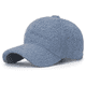 thumbnail image 1 of Gorra de béisbol de lana de cordero artificial Gorra de hip hop cálida de invierno con forro polar resistente a los arañazos, 1 of 5
