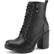 thumbnail image 1 of Botas Dream Paris para Dama Estilo Tacon Alto Botin Casual Negro Talla 24, 1 of 4