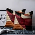 thumbnail image 4 of Red Burnt Orange Decorative Pillowcase 24''x24'', Geometric Boho Modern Abstract Throw Pillow Covers Soft Cushion Case for Couch Sofa Bedroom Living Room, Pillowcase Boho Decor, 4 of 8